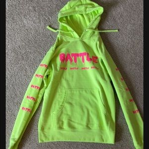 Mens Battle Adult medium hoodie